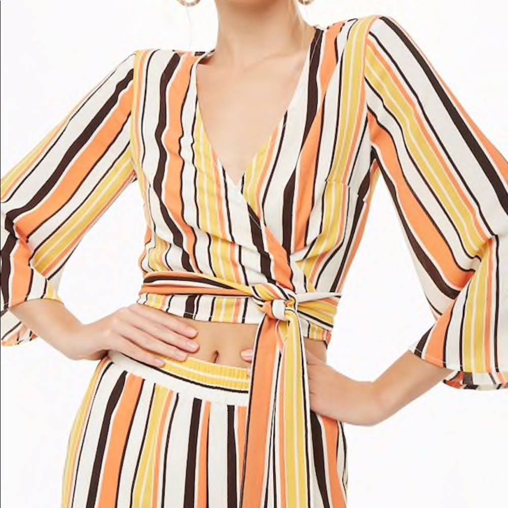 Wrap crop top